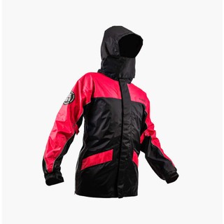 SOL SR-5 / SR5 兩件式雨衣 黑/紅 兩截式 兩截式雨衣 褲裝 雙側開《淘帽屋》
