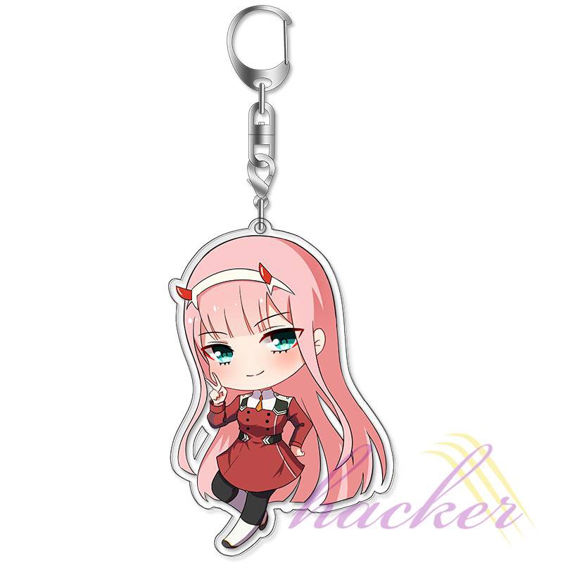 黑客優品《 DARLING in the FRANXX 》Zero Two 02 002 莓 廣 壓克力 吊飾