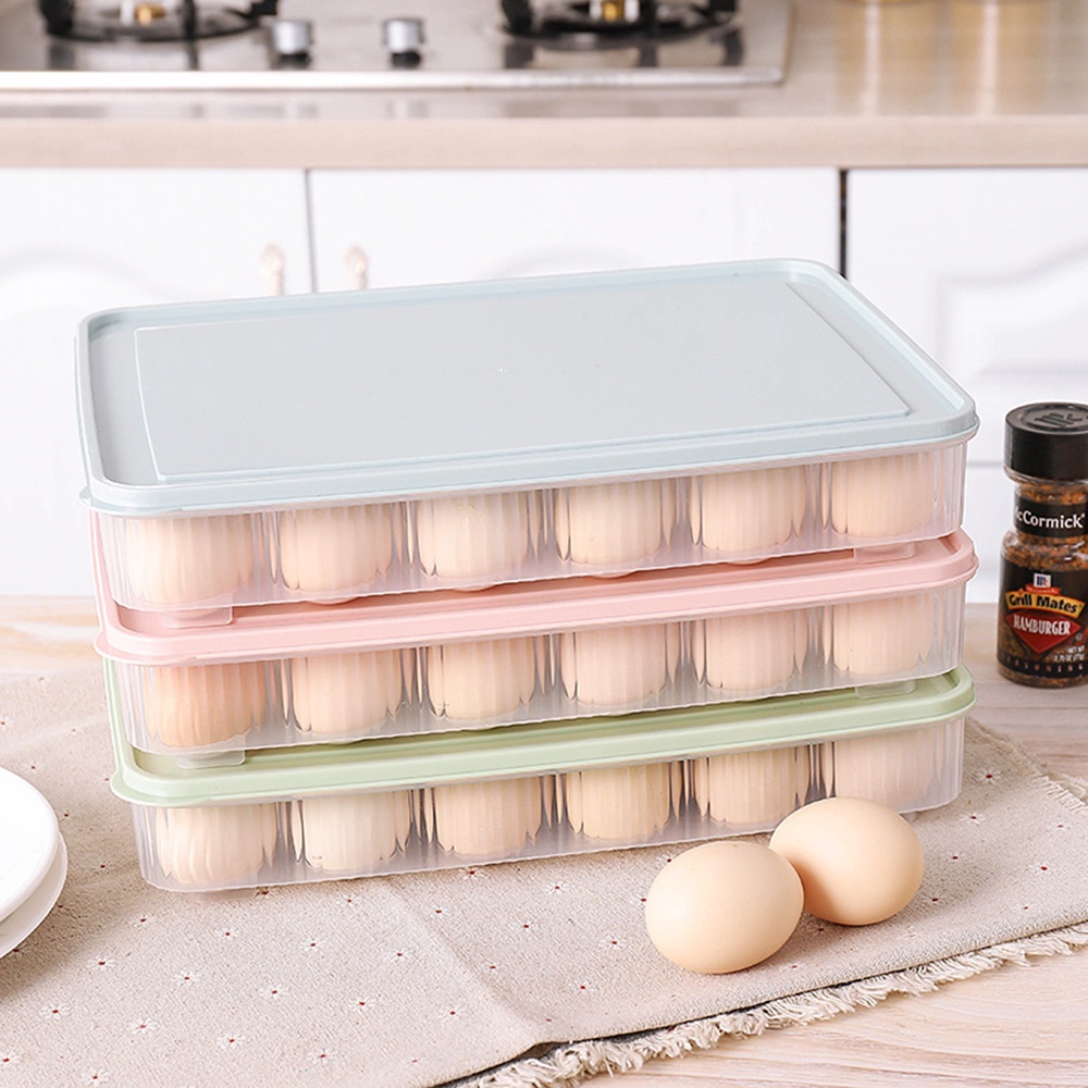 『在台現貨 快速發貨』廚房24格雞蛋盒冰箱保鮮收納蛋盒