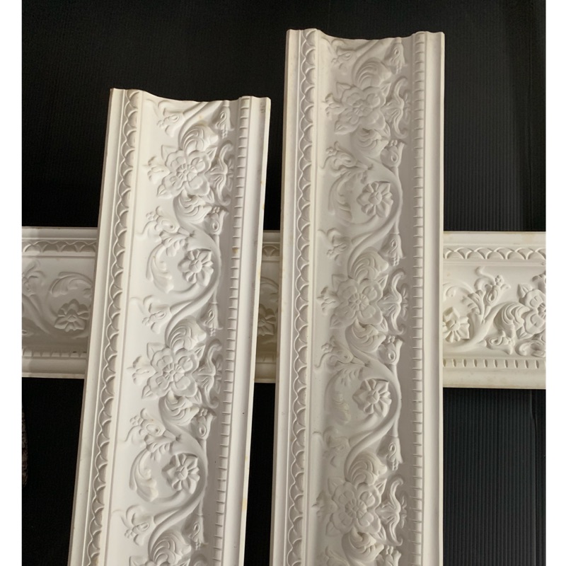 寬版歐式風格花線板20 5公分天花板裝飾室內裝潢pu發泡線板牆壁飾板天角 蝦皮購物