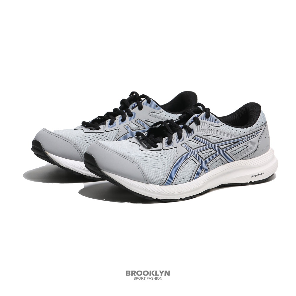 ASICS 慢跑鞋 GEL CONTEND 7 4E楦 灰紫藍 男 (布魯克林) 1011B493020