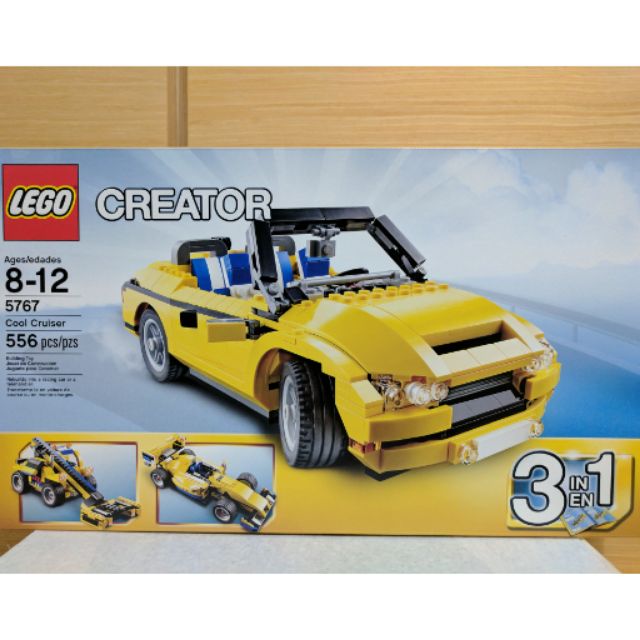 [二手][LEGO]5767 創意系列三合一巡航車