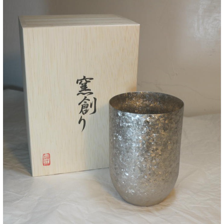 HORIE~日本製造~和瑞宜~鈦杯~T07KMS400~窯創~二重構造~鈦金屬杯~銀色~400ml~超商免運~