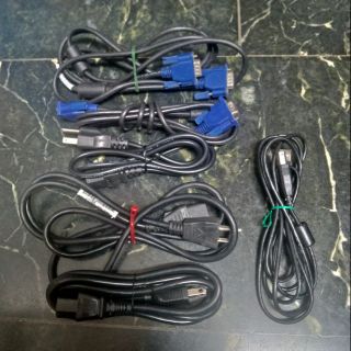 電腦主機 電源線/螢幕VGA訊號線(15針公對公)/印表機USB接頭線/3.5mm 音源線 延長線/舊款 印表機傳輸線