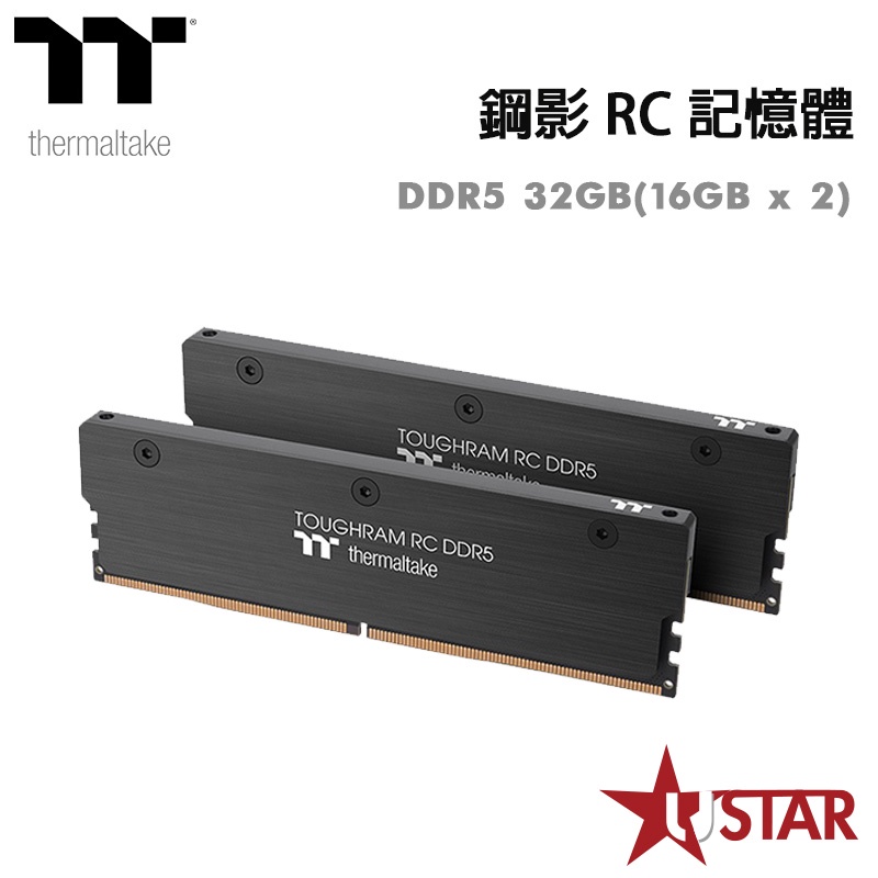 Thermaltake 曜越 鋼影 RC 記憶體 DDR5  32GB (16GB x 2)