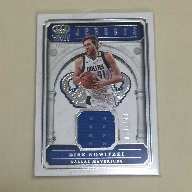 panini 球員卡 籃球卡 Dirk Nowitzki 限量球衣