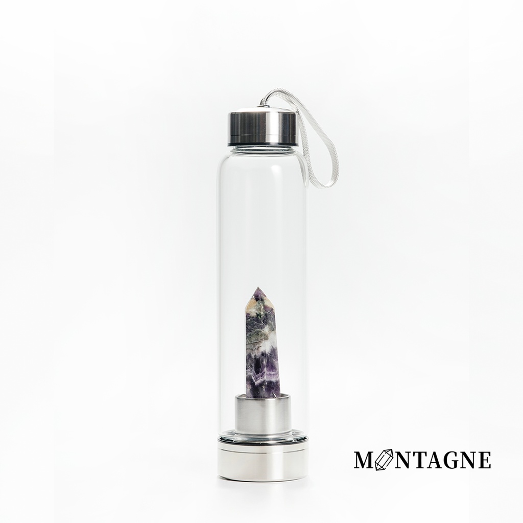 【Montagne】水晶能量瓶｜雙生紫｜權利、守護