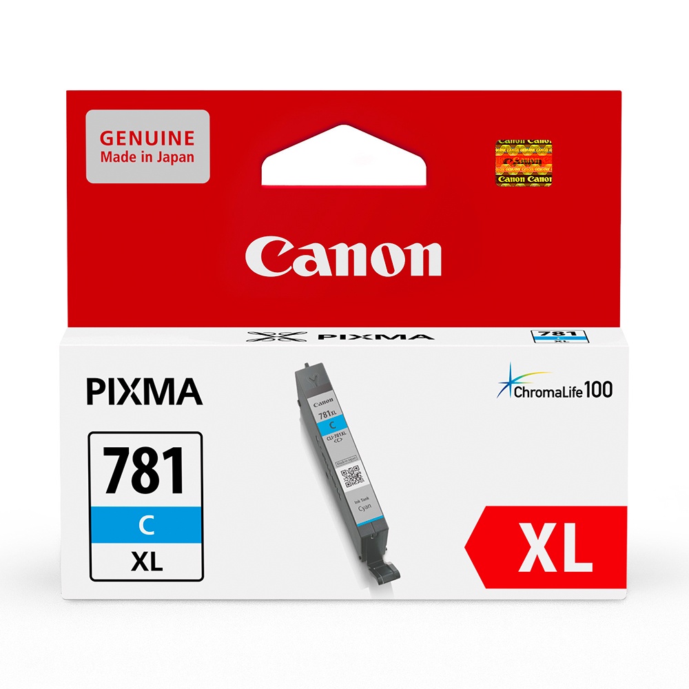 Canon CLI-781XL-C 原廠藍色高容量墨水匣 現貨 廠商直送