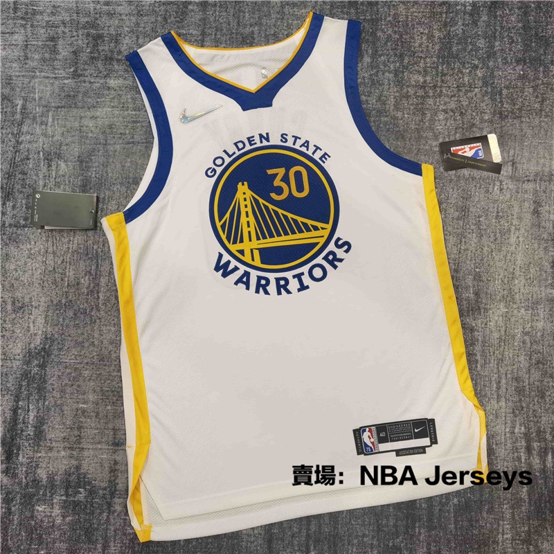 NBA 75週年 球衣 勇士 隊 30 號 Stephen Curry 柯瑞 Authentic 球員版 籃球 衣 服