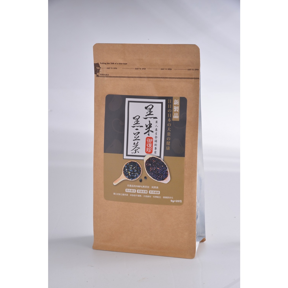 【御復珍】黑米黑豆茶 豐富花青素 蛋白質 瞬間彭發不燥熱(20包/袋)