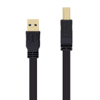 USB 3.0 USB A公對B公 高速傳輸線 1米黑色