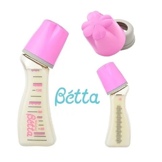 日本 Dr. Betta 手作防脹氣奶瓶 Brain 蕾絲 S2-120ml (PPSU)