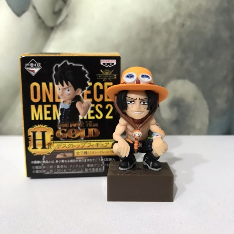 ONE PIECE 海賊王 航海王 日版 金證 一番賞 GOLD 黃金城 劇場版 H賞 火拳 艾斯 景品 公仔 模型