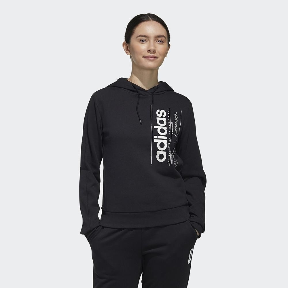 ADIDAS 女 帽T 長袖上衣 大學T BRILLIANT BASICS HOODIE 運動達人