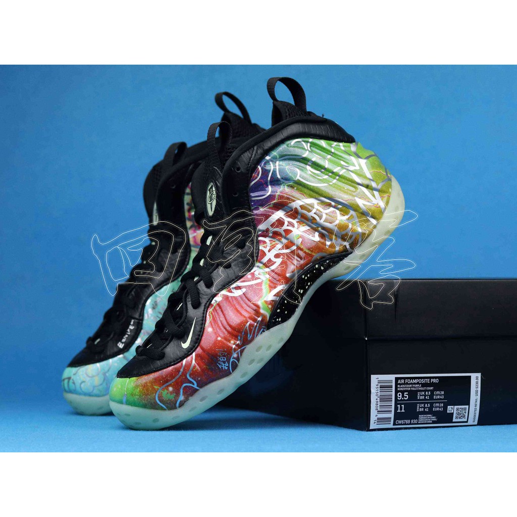 Nike Sneaker Con Air Foamposite One Iridescent PurpleAnalítica