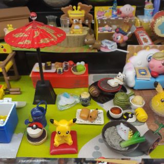 👍日本正版 rement 精靈寶可夢 神奇寶貝 皮卡丘 日式 茶屋 RE-MENT 食玩 盒玩 公仔 擺飾 可挑款