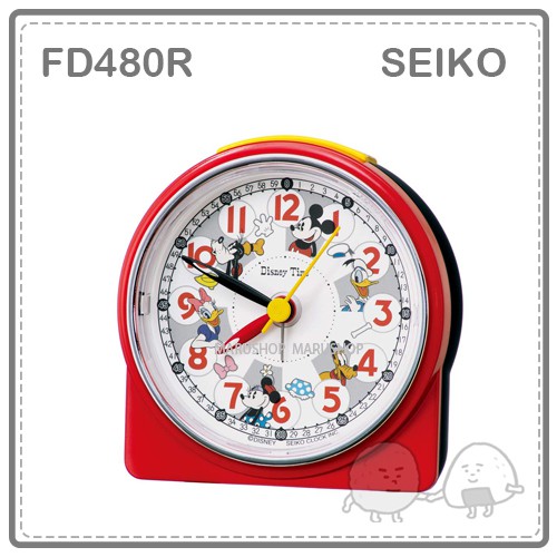 【日本】 SEIKO 精工 DISNEY 迪士尼 米奇 米妮 朋友 FD480 指針 時鐘 鬧鐘 貪睡 FD480R