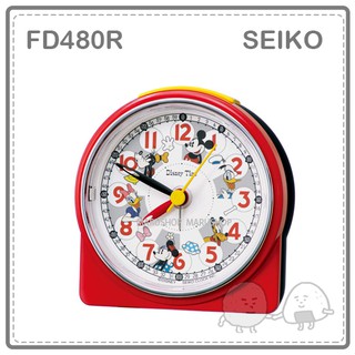 【日本】 SEIKO 精工 DISNEY 迪士尼 米奇 米妮 朋友 FD480 指針 時鐘 鬧鐘 貪睡 FD480R