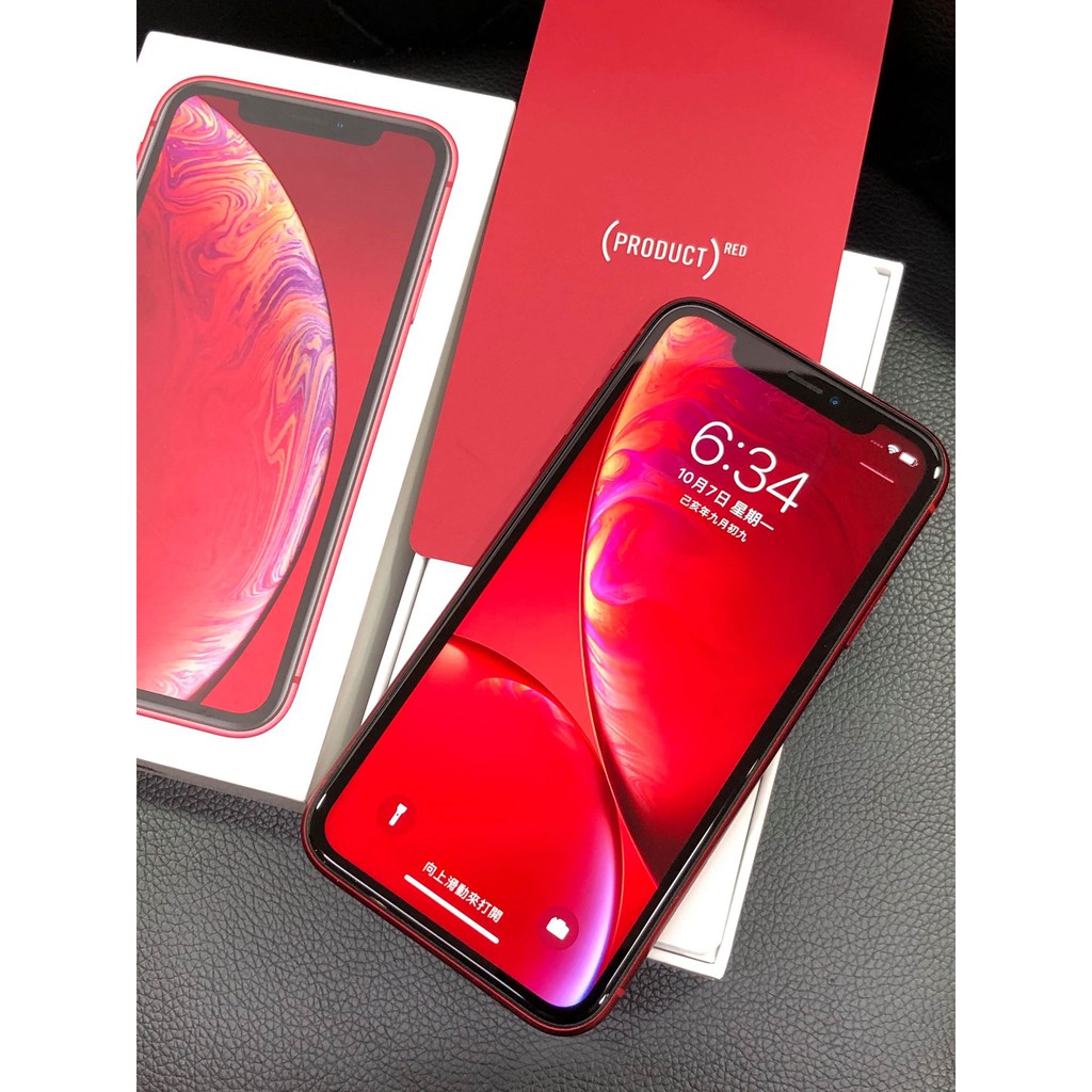 （保固內）iPhone XR 紅色 128G 外觀9.9成新 功能正常 電池健康度96%  保固至2020/04/18
