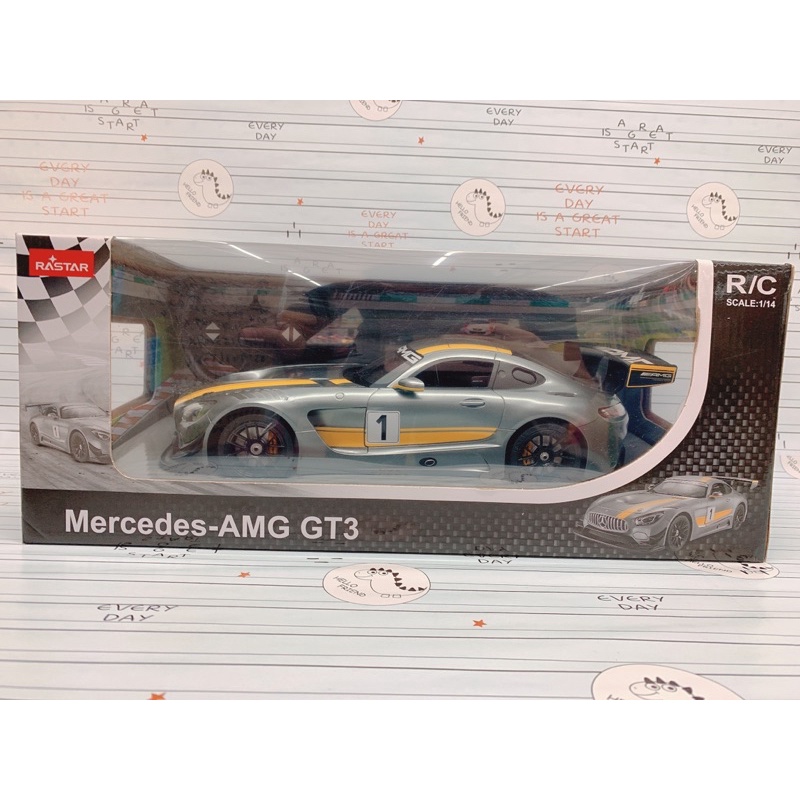 賓士Mercedes BENZ AMG GT3 1:14遙控車 遙控超跑 遙控賽車 電動遙控車 超跑四通遙控 瑪俐歐正版