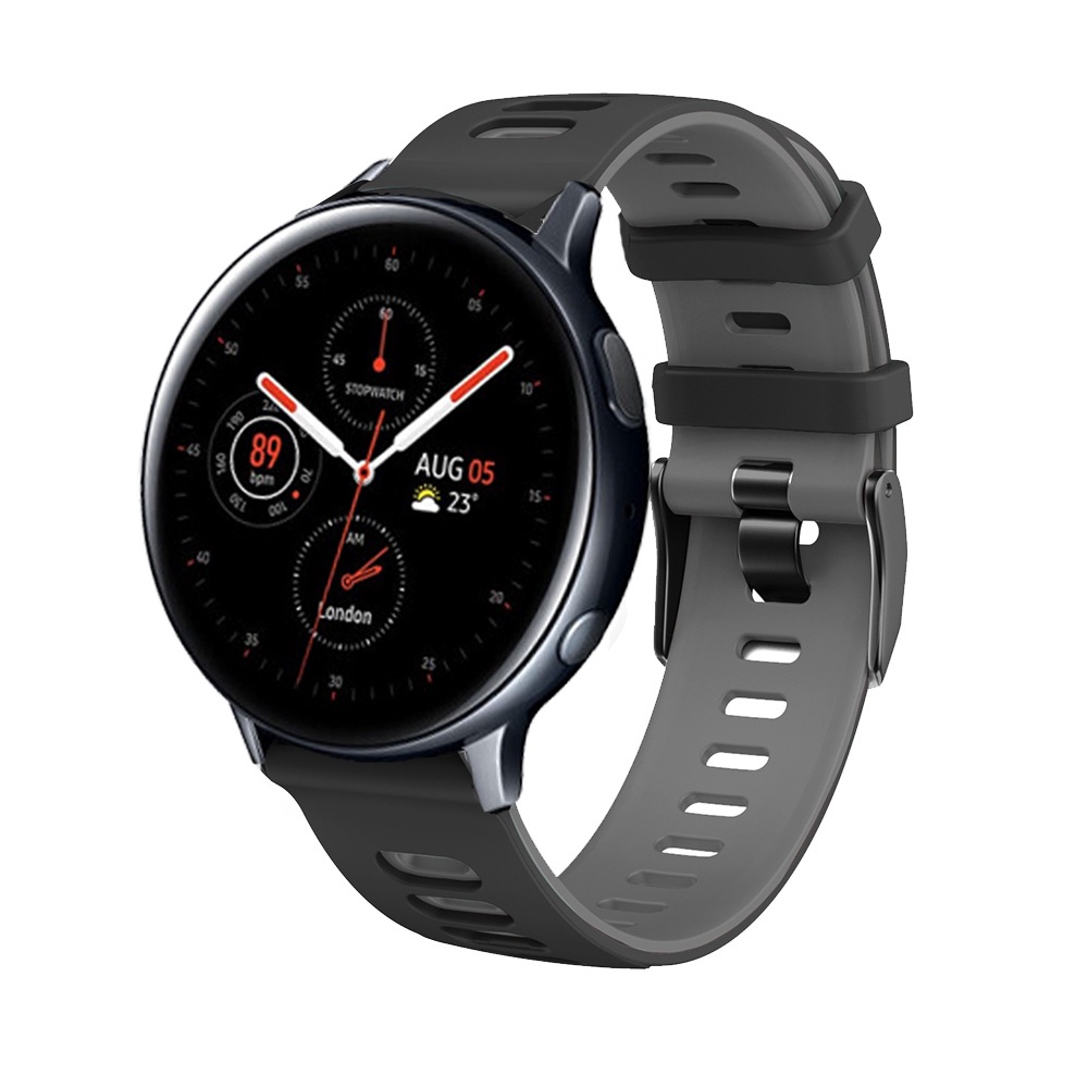 【TW】適用於 Samsung Galaxy Watch Active 2 40mm 44mm 錶帶運動手鍊矽膠錶帶