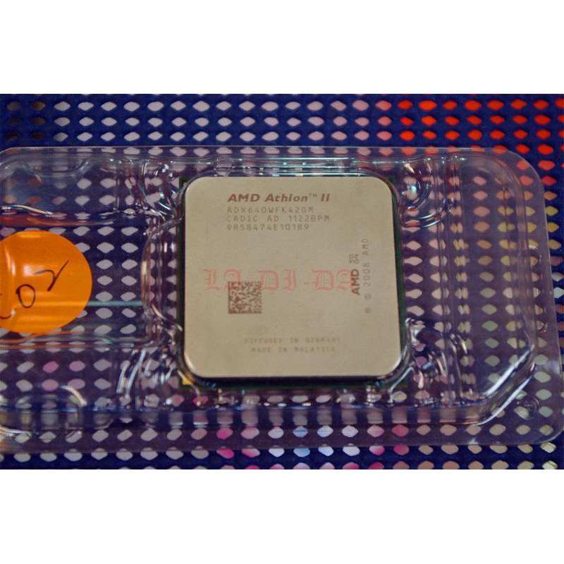 二手良品 AMD Athlon II X4 640 3.0Ghz 四核心 AM3腳位C56C204C272