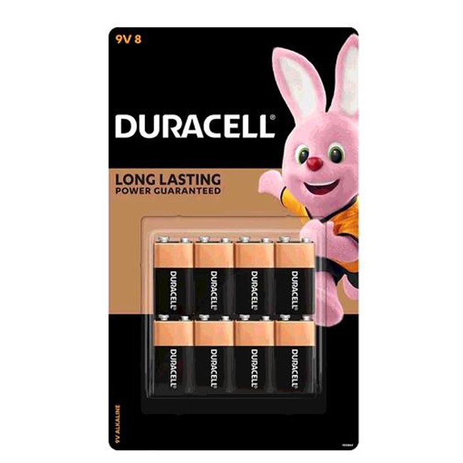 Duracell 金頂鹼性9伏特電池8入 COSCO代購  C662821  [COSCO代購5]