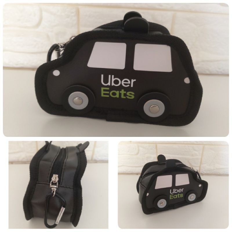 Uber Eats 騎車造型吊飾小包 13.5*8*6公分