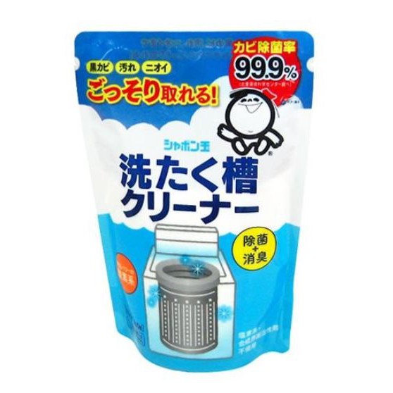 【寶寶王國】日本製 SHABON 玉石鹼 泡泡洗衣槽專用清潔劑 洗衣機專用 除菌清潔劑500g