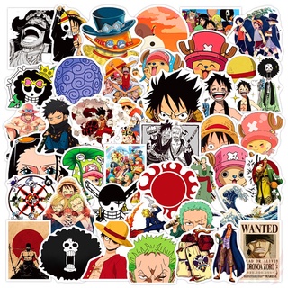 ☠ One Piece 海賊王/航海王 航海探險 款式1 防水塗鴉貼紙 ☠ 50張入 日漫機車電腦行李箱吉他貼紙