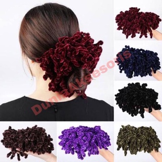 (LANGSUNG KIRIM)ikat rambut jumbo cepol hijab jumbo