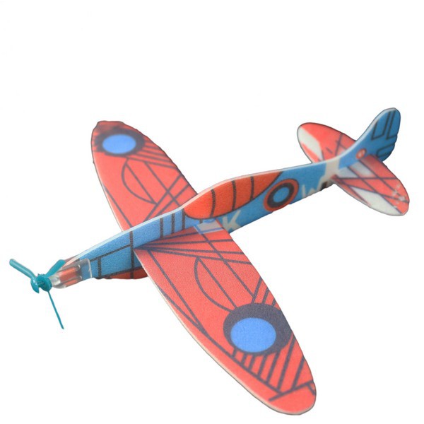 DIY 保麗龍飛機童玩 G3 塑袋裝 /一支入 迴力飛機 前螺旋槳造型 DIY 手拋飛機 EVA飛機 泡沫