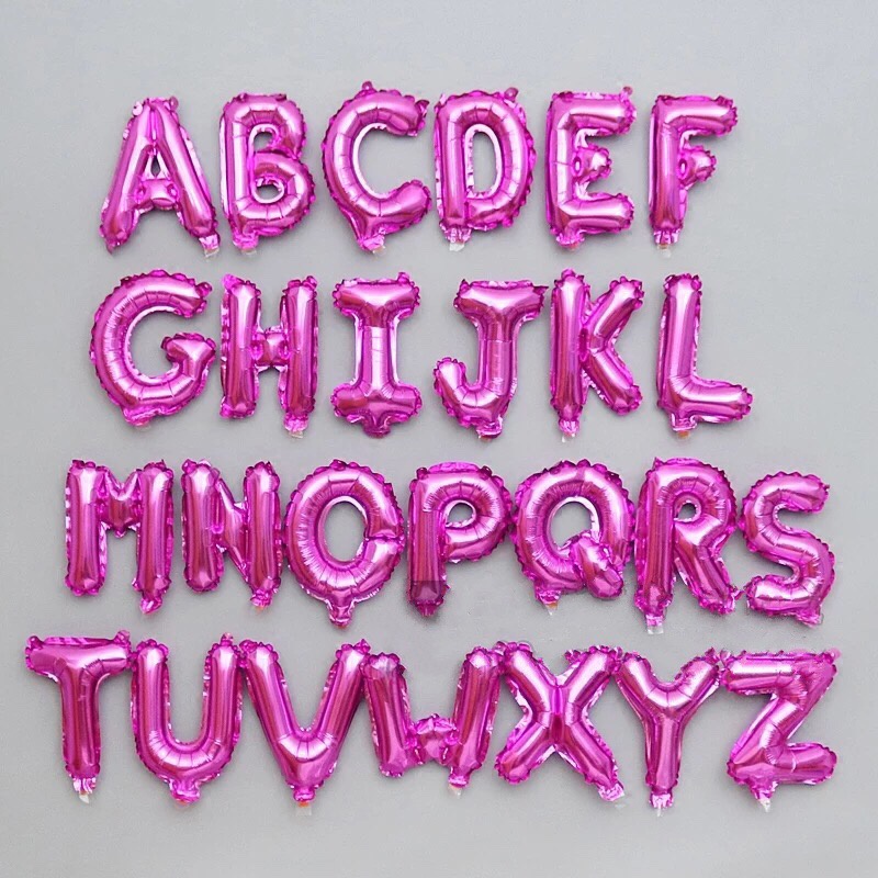 迷你7吋字母氣球 數字氣球生日派對氣球佈置ig 拍照道具姓名告白節慶裝飾英文字小氣球求婚 蝦皮購物