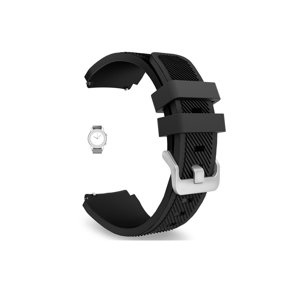 【斜紋矽膠錶帶】ASUS VivoWatch SP (HC-A05) 錶帶寬度 22mm 手錶 純色 腕帶
