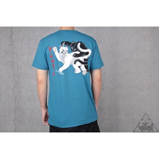 【HYDRA】Ripndip Brawl Tee 日式 浮世繪 中指貓 片假名 短T【RNP074】