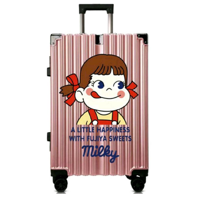 【特價衝評價】❤超可愛牛奶妹24吋旅行行李箱也太犯規了敲可愛😍