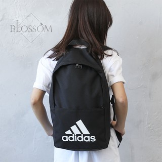 Adidas 後背包 Classic Backpack 大LOGO 後背包 黑 雙肩背包 CF9008