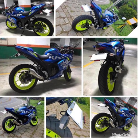 【KIRI】 鬍鬚牌 Suzuki GIXXER SF 250 GIXXER-SF 固定式 後牌架 短牌架 短牌