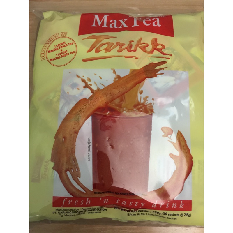 （現貨）印尼拉茶 Max Tea Tarikk 1包30入