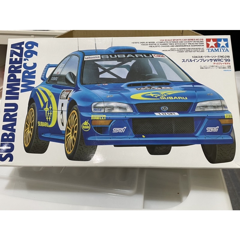 田宮模型車 TAMIYA 24218 1/24 SUBARU 速霸陸 IMPREZA WRC ‘99