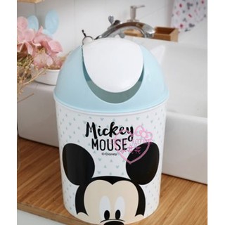 ♥小花花日本精品♥米奇大臉桌上型小型垃圾桶置物桶收納桶99120603