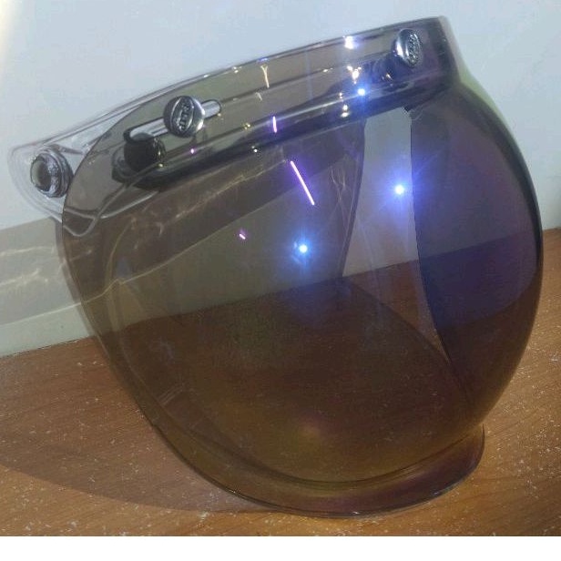 泡泡鏡片 安全帽 3扣式泡泡鏡片 鈕扣款 鈕扣式 抗UV 通用款 五彩