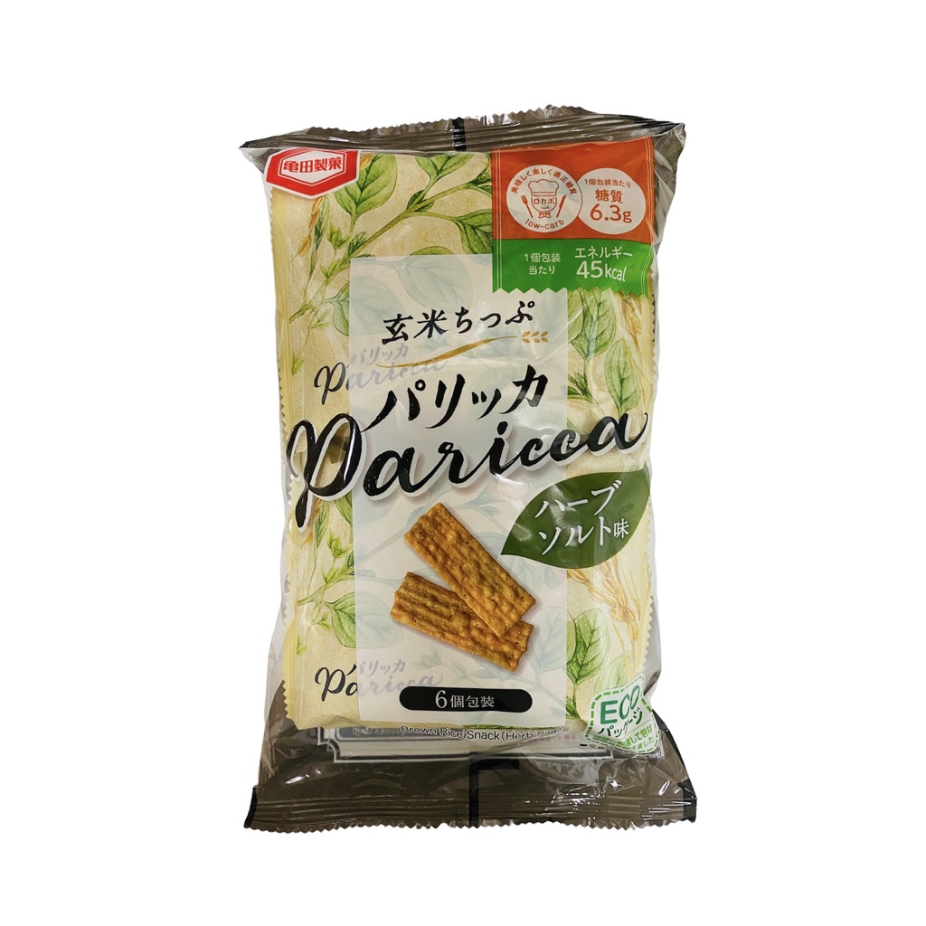 龜田製菓 玄米草鹽味米果 6小袋入