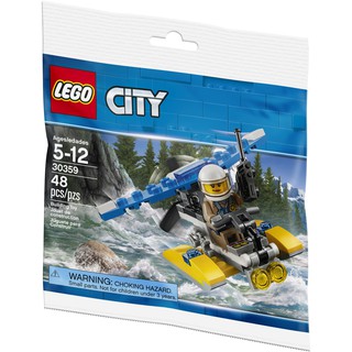 【臺中翔智積木】LEGO 樂高 30359 Police Water Plane 水上飛機