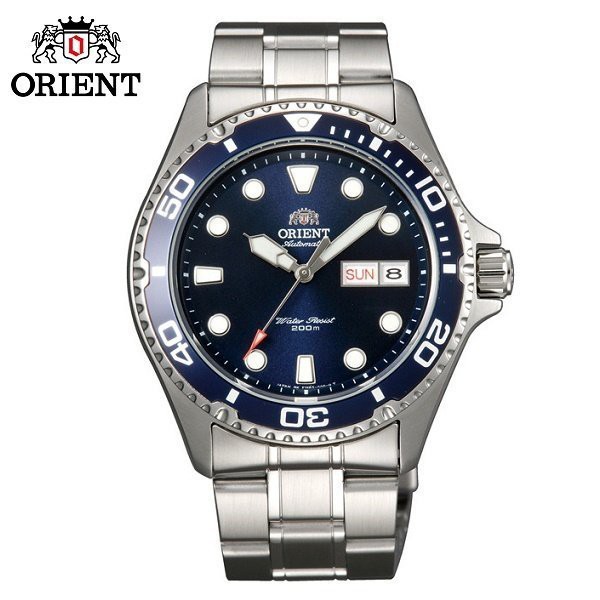 ORIENT 東方錶 FAA02005D《水鬼系列 200M潛水機械腕錶》42mm/日本製/藍面【第一鐘錶】