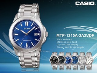 CASIO MTP-1215A-2A2 藍面丁字款 (另LTP-1215A) 開發票_MTP-1215A