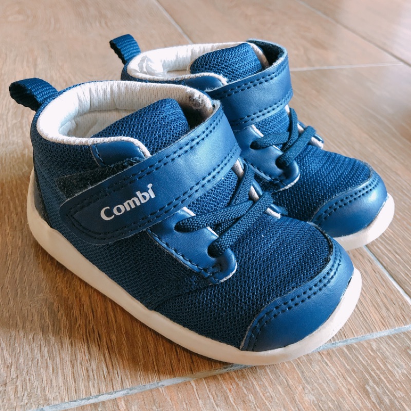 combi 秋冬高筒款 機能學步鞋 貴族藍 14.5cm