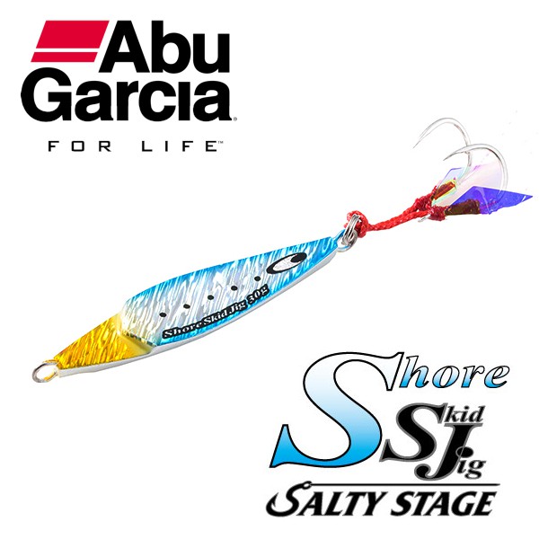 《屏東海豐》ABU SaltyStage Shore Skid Jig 岸際慢速鐵板 岸拋鐵板 硬式假餌 20g~60g