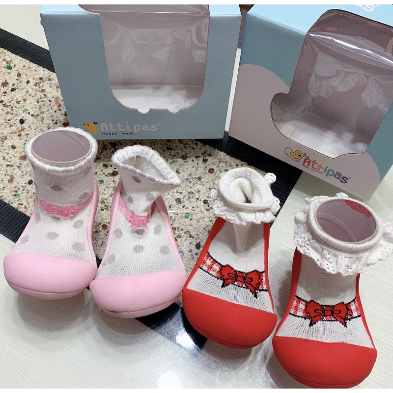韓國Attipas幼兒襪型學步鞋、襪鞋、防滑室內鞋、軟底鞋