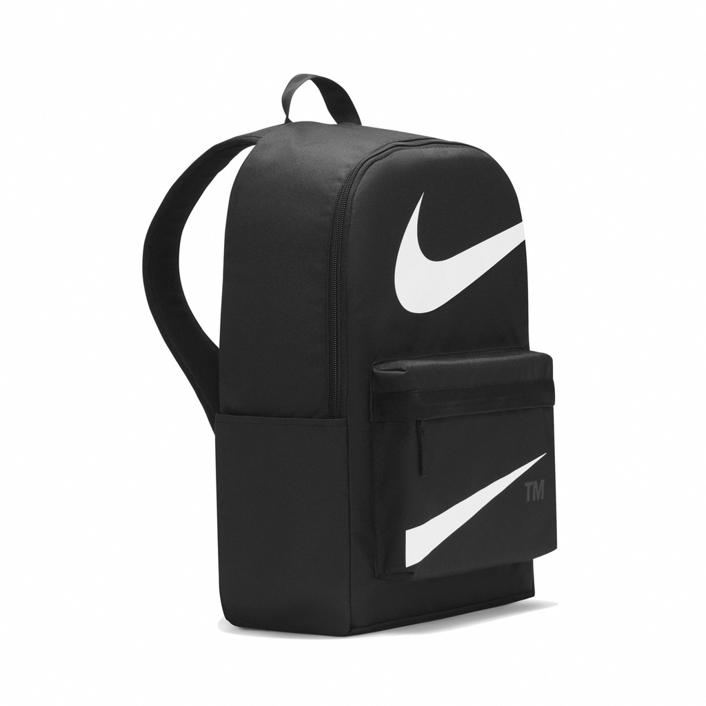 Nike 包包 Heritage Swoosh Bag 男女款 黑 15吋筆電 隔層 斷勾【ACS】DJ7377-010